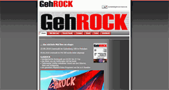 Desktop Screenshot of gehrock-band.de