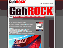 Tablet Screenshot of gehrock-band.de